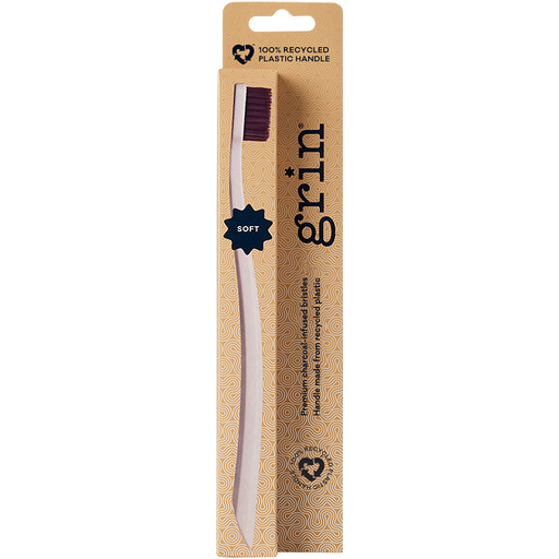 GRIN Biodegradable Kids Soft Toothbrush front of pack