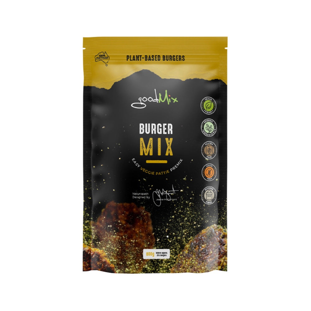 GOODMIX Superfoods Burger Mix (Easy Vegan Veggie Pattie Premix) 800g
