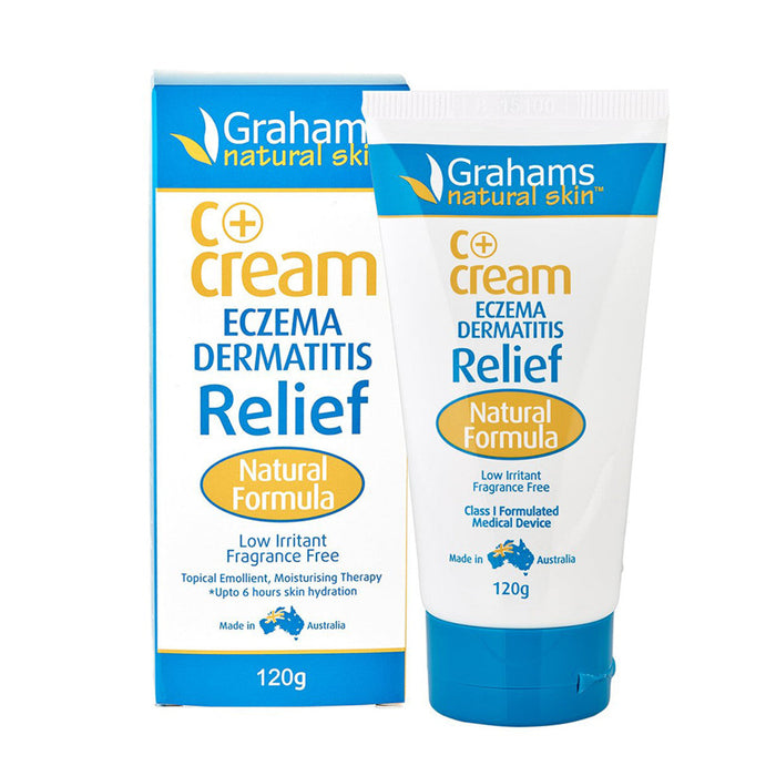 GRAHAMS Natural C+ Eczema & Dermatitis Relief Cream 120g