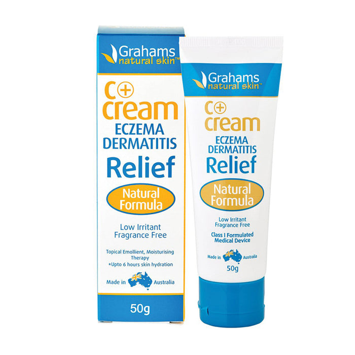 GRAHAMS Natural C+ Eczema & Dermatitis Relief Cream 50g