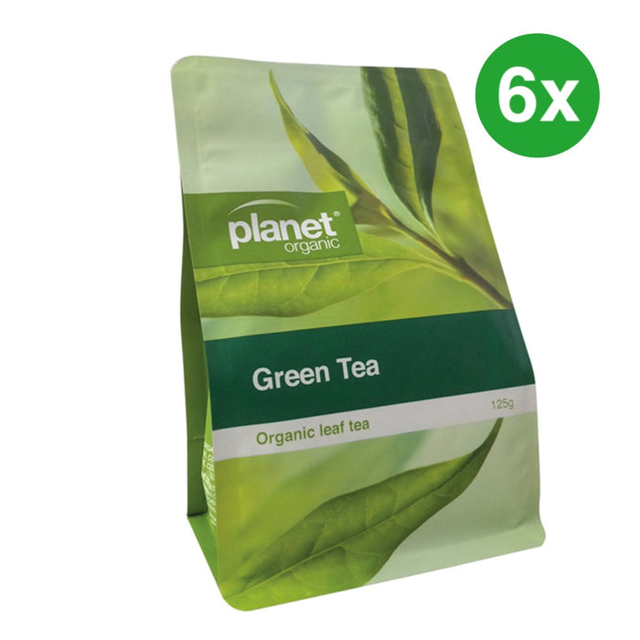 PLANET ORGANIC Green Tea Herbal Loose Leaf Tea (Refill) 125g 6 Bags (Extra 5% Off)