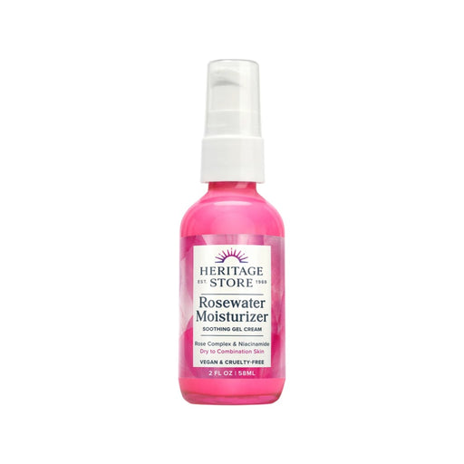 Heritage Store Rosewater Moisturizer Dry to Combination Skin 58ml