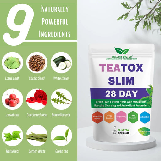 Healthy Bod. Co TeaTox Slim (28 Day) Healthy Tea x 28 Tea Bags