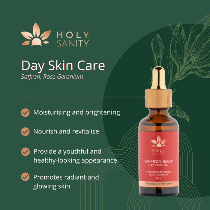 HOLY SANITY Saffron Glow Day Face Oil 50ml