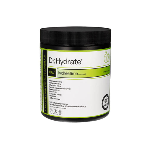 DR HYDRATE All-In-One Hydration Drink Hasta Cert Lychee Lime 270g