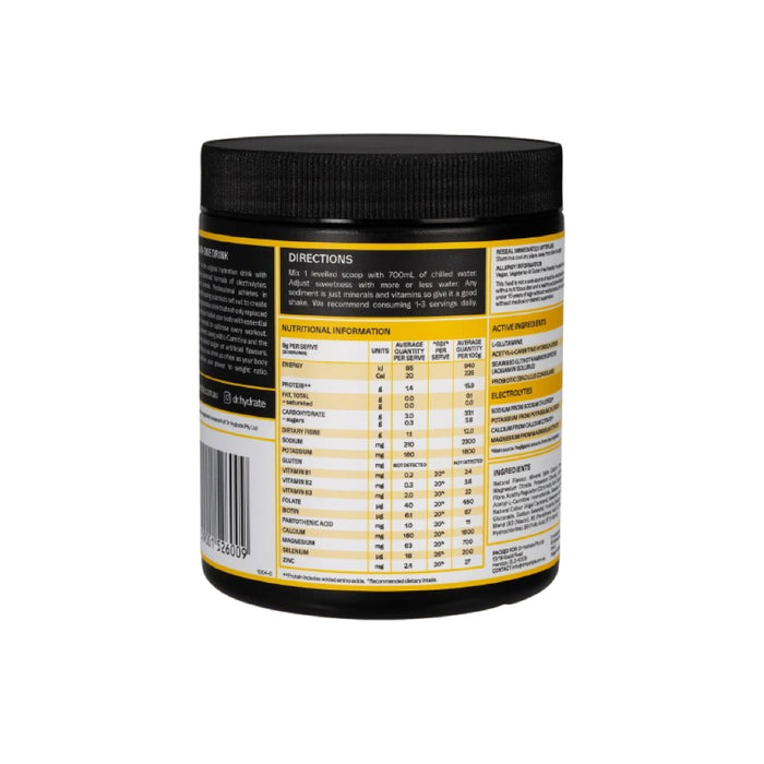 DR HYDRATE All-In-One Hydration Drink Hasta Cert Mango Passionfruit 270g