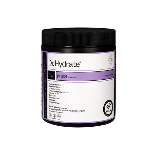 DR HYDRATE All-In-One Hydration Drink Hasta Cert Grape 270g