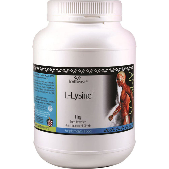 HEALTHWISE L-Lysine HCL Powder 1kg