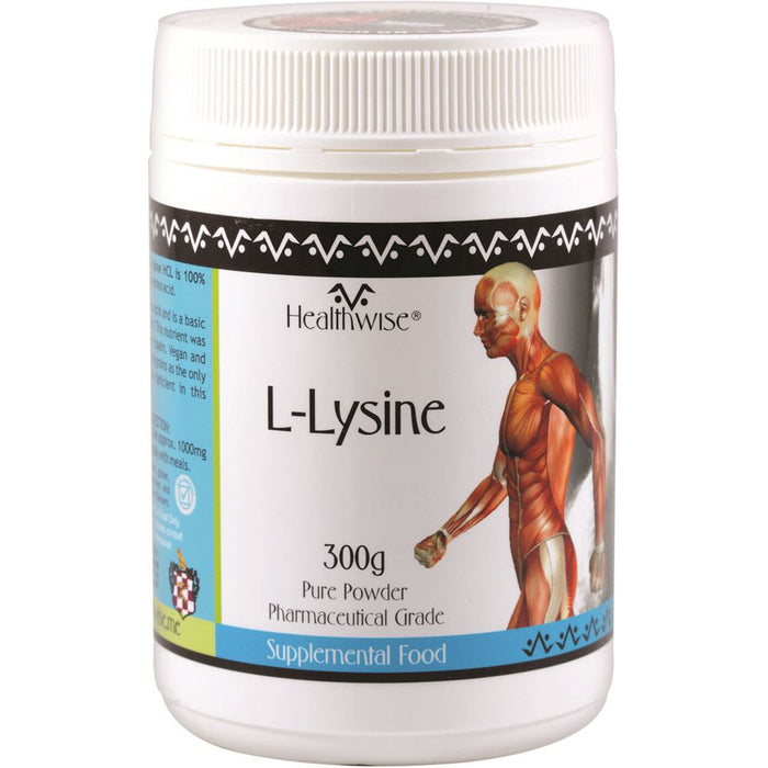 HEALTHWISE L-Lysine HCL Powder 300g