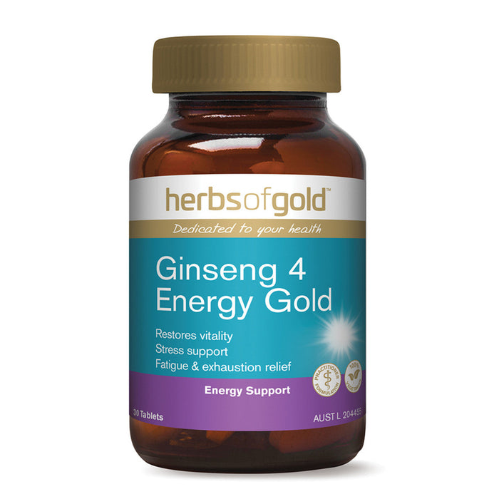HERBS OF GOLD Ginseng 4 Energy Gold 30t