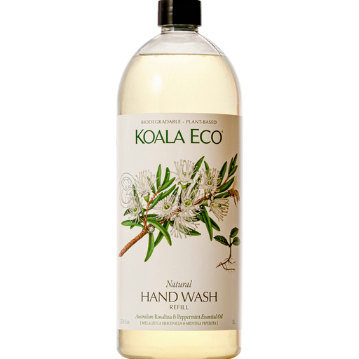 Koala Eco Hand Wash Rosalina & Peppermint Refill 1L bottle with label