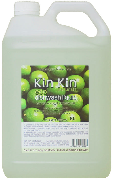Kin Kin Bulk Dishwash Liquid Lime & Eucalypt 5L