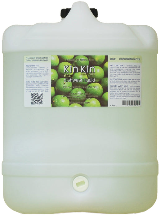 Kin Kin Bulk Dishwash Liquid Lime & Eucalypt 20L