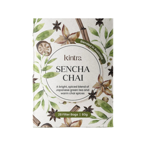 KINTRA FOODS Herbal Tea Bags Sencha Chai 28pk