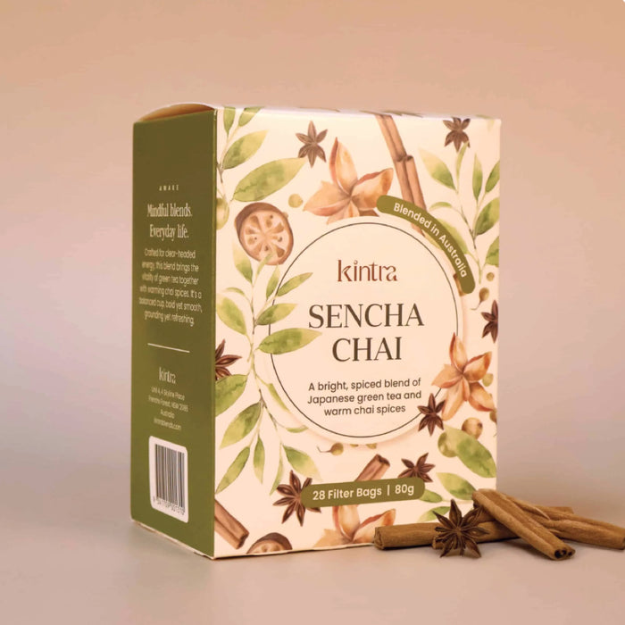 KINTRA FOODS Herbal Tea Bags Sencha Chai 28pk