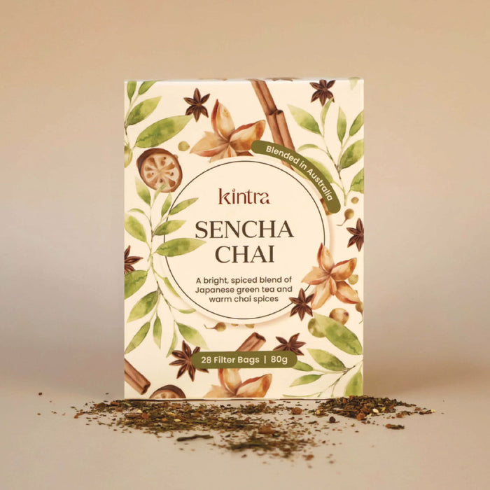 KINTRA FOODS Herbal Tea Bags Sencha Chai 28pk
