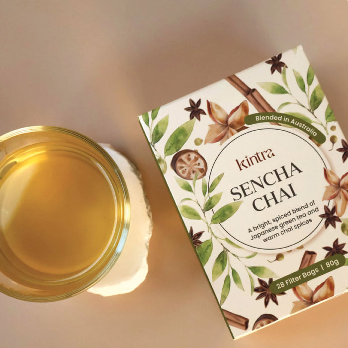KINTRA FOODS Herbal Tea Bags Sencha Chai 28pk