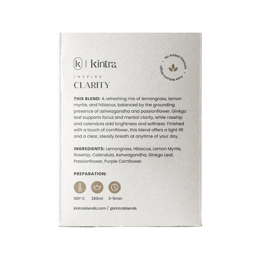 KINTRA FOODS Herbal Tea Bags Clarity 25pk