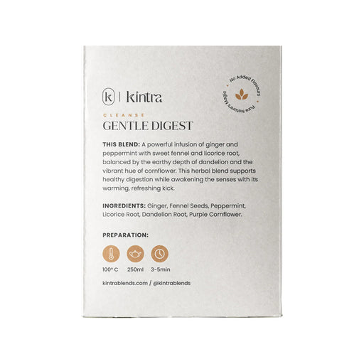 KINTRA FOODS Herbal Tea Bags Gentle Digest 25pk