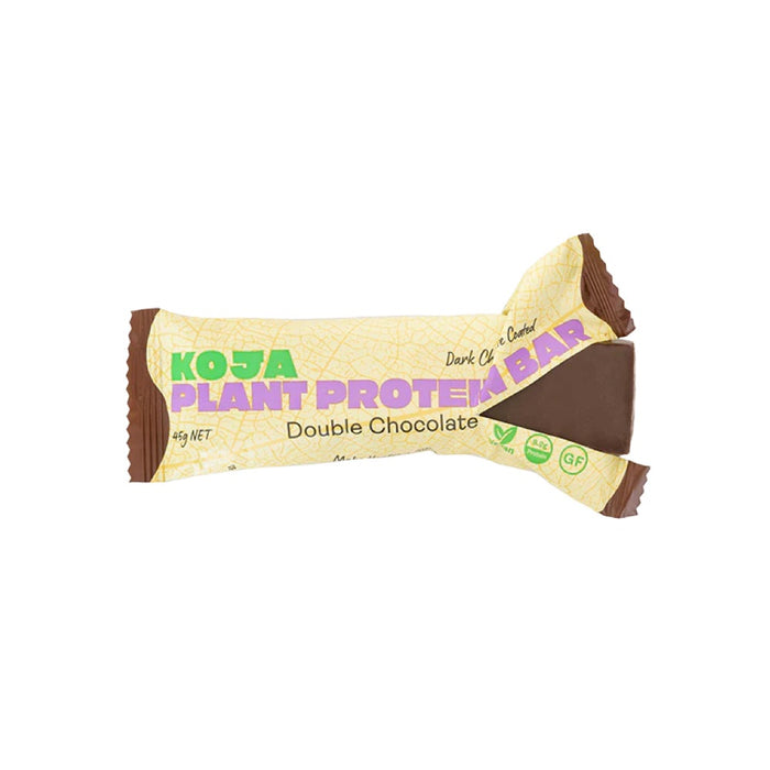 KOJA Health Plant Protein Bar Double Choc 16x45g