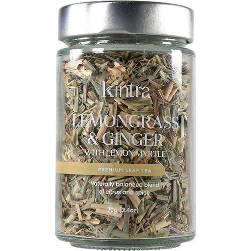 KINTRA FOODS Loose Leaf Tea Lemongrass & Ginger w/Lemon Myrtle 70g
