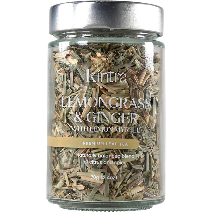 KINTRA FOODS Loose Leaf Tea Lemongrass & Ginger w/Lemon Myrtle 70g