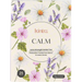 Kintra Calm Extra Strength Herbal Tea box featuring a cream-colored background decorated with watercolor illustrations of white daisies, pink flowers, and purple lavender.