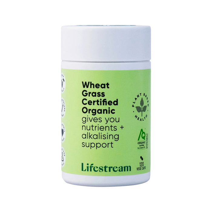 LIFESTREAM Wheat Grass Certified Organic 100g