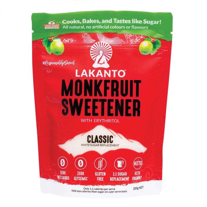 LAKANTO Classic Monkfruit Sweetener With Erythritol 200g