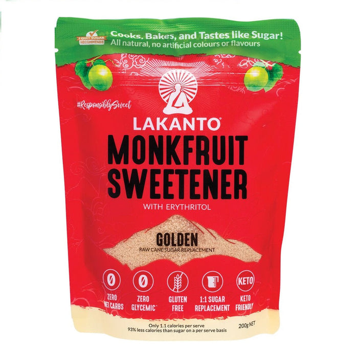 LAKANTO Golden Monkfruit Sweetener With Erythritol 200g