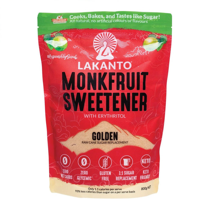 LAKANTO Golden Monkfruit Sweetener With Erythritol 800g