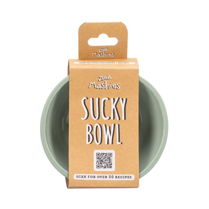 LITTLE MASHIES Silicone Sucky Bowl Olive