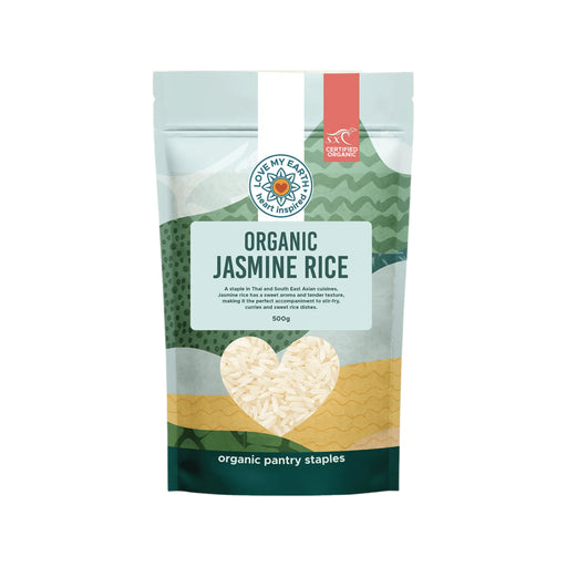 LOVE MY EARTH Organic Jasmine Rice 500g