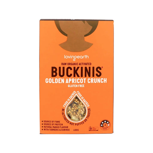 LOVING EARTH Buckinis Golden Apricot Crunch 400g