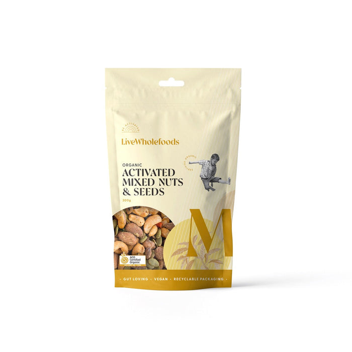 LIVE WHOLEFOODS Organic Activated Mixed Nuts&Seeds 300g