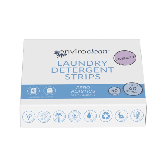 ENVIROCLEAN Laundry Detergent Strips x 60 Pack Lavender