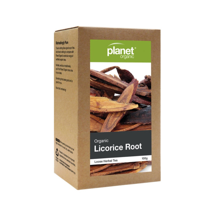 PLANET ORGANIC Herbal Loose Leaf Tea Organic Licorice Root 100g x 1