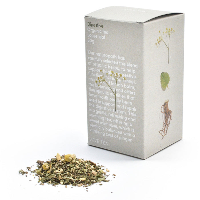 Love Tea Organic Loose Leaf Tea 60g Digestive