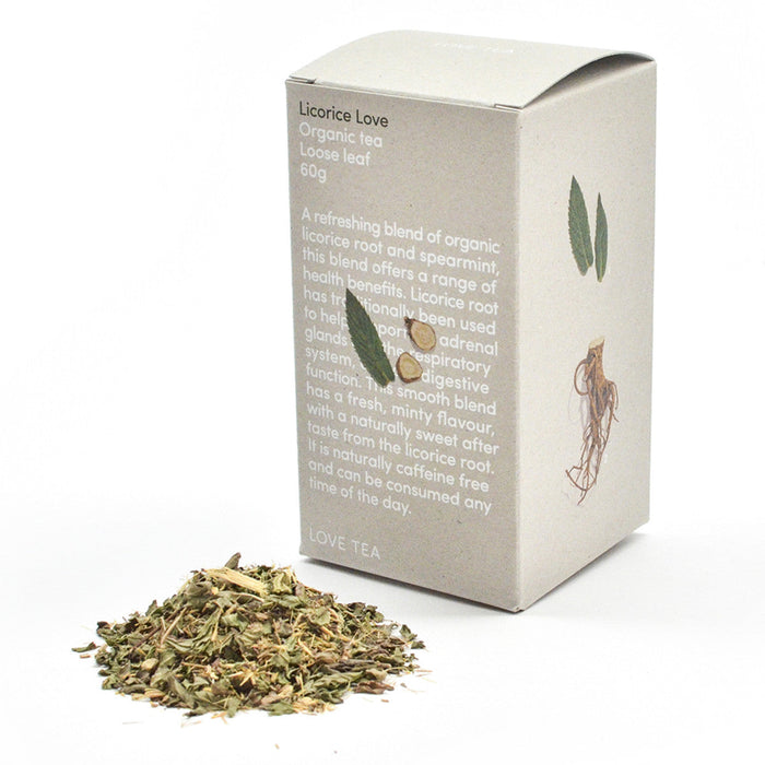 Love Tea Organic Loose Leaf Tea 60g Licorice