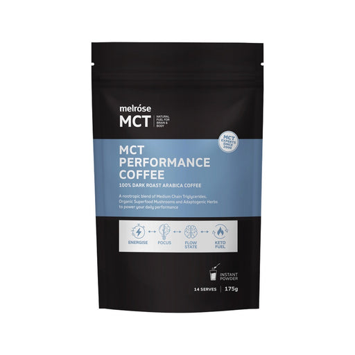 Melrose MCT Performance Coffee (100% Dark Roast Arabica Coffee) 175g
