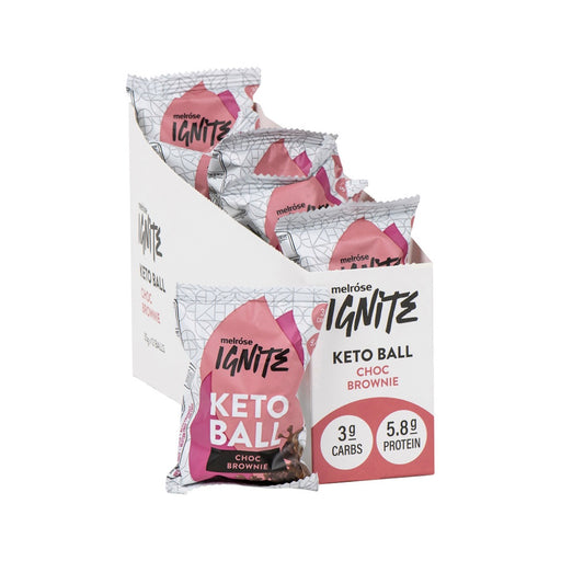 Melrose Ignite Keto Ball Choc Brownie 35g x 12 Display