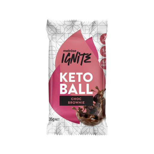 Melrose Ignite Keto Ball Choc Brownie 35g x 12 Display