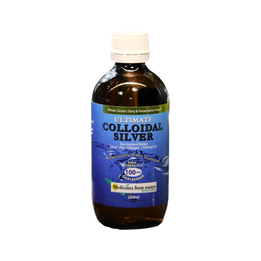 Medicines From Nature Ultimate Colloidal Silver 100ppm 200ml