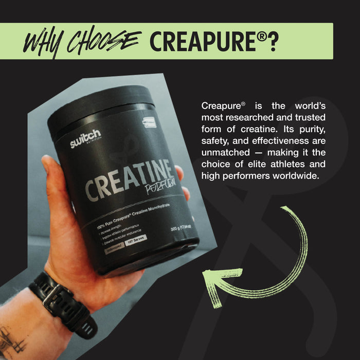 SWITCH NUTRITION Creatine Perform 100% Pure Creapure 500g