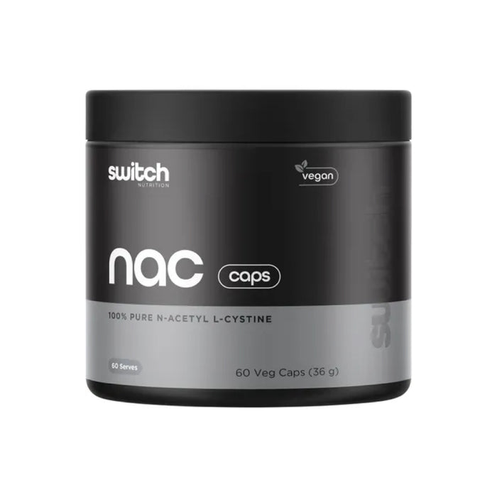 SWITCH NUTRITION NAC 100% N-Acetyl L-Cysteine 60 Caps