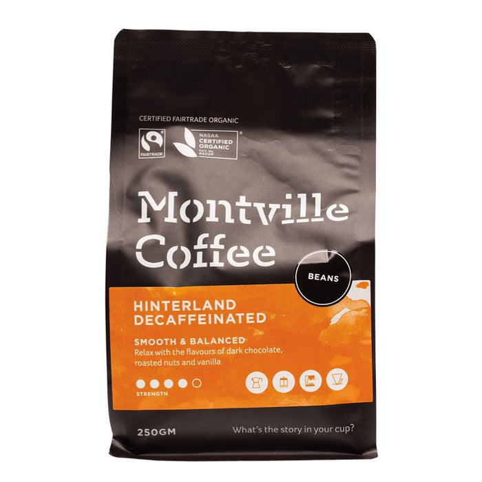 Montville Coffee Decaf Hinterland Blend Beans 1 kg