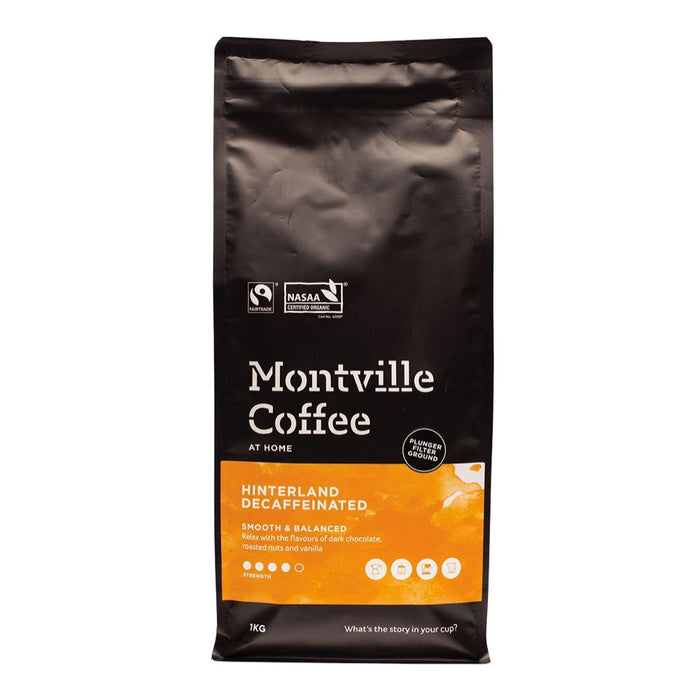 Montville Coffee Decaf Hinterland Blend Plunger 250 g