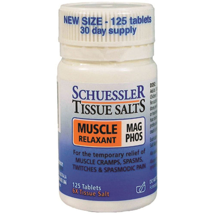 Martin & Pleasance Schuessler Tissue Salts Mag Phos Muscle Relaxant 125t