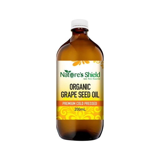 Nature's Shield Organic Grape Seed Oil 200ml