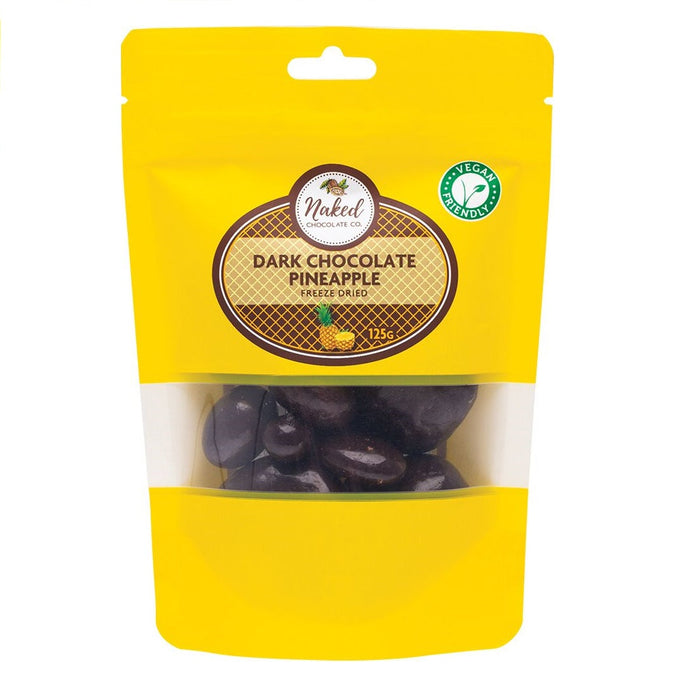 Naked Chocolate Co. Freeze Dried Fruit In Chocolate 125g Mango In Dark Chocolate